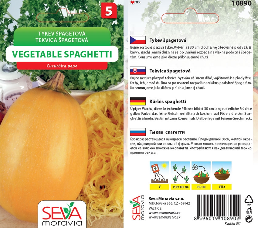 Levně 10890 Tykev Vegetable Spaghetti 10s / 3302