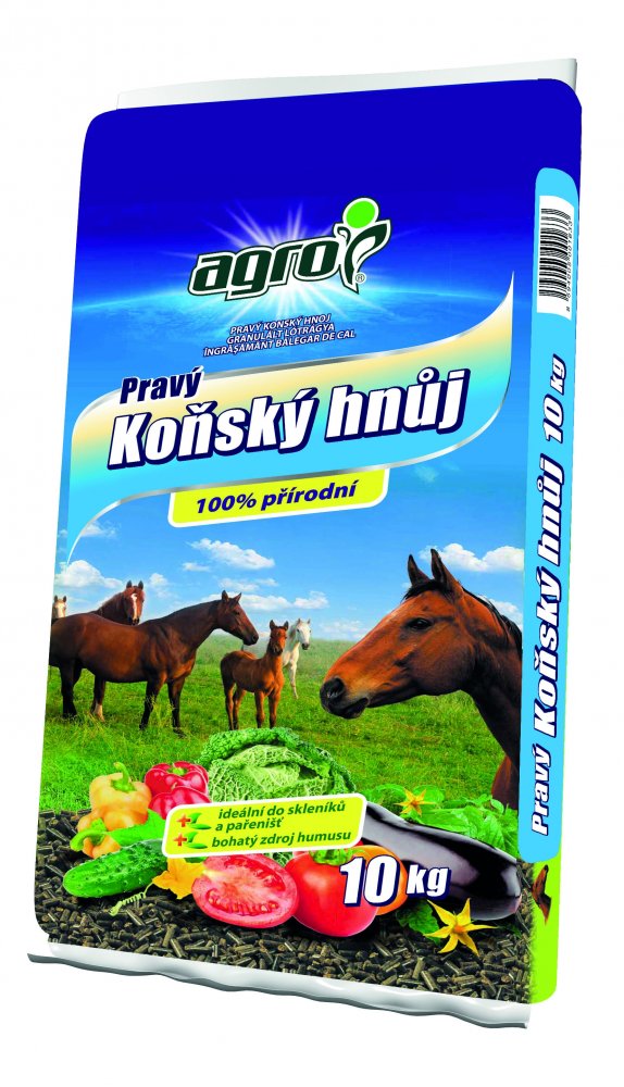 Pravý koňský hnůj 10kg