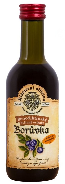 Levně Bylinný fruktózový sirup BORŮVKA 290 g