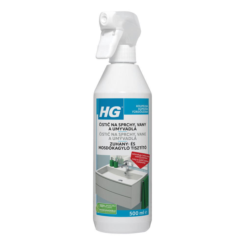 Levně HG 14705 Sprej na sprchy, vany & umyvadla 500ml