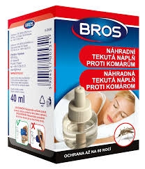 Levně BROS Náhradní tekutá náplň proti komárům 40ml (60 nocí)