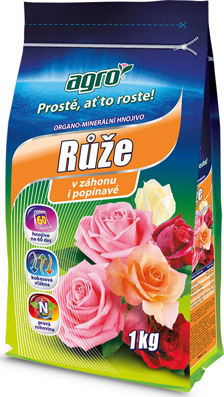 Agro organominerální hnojivo Růže 1kg