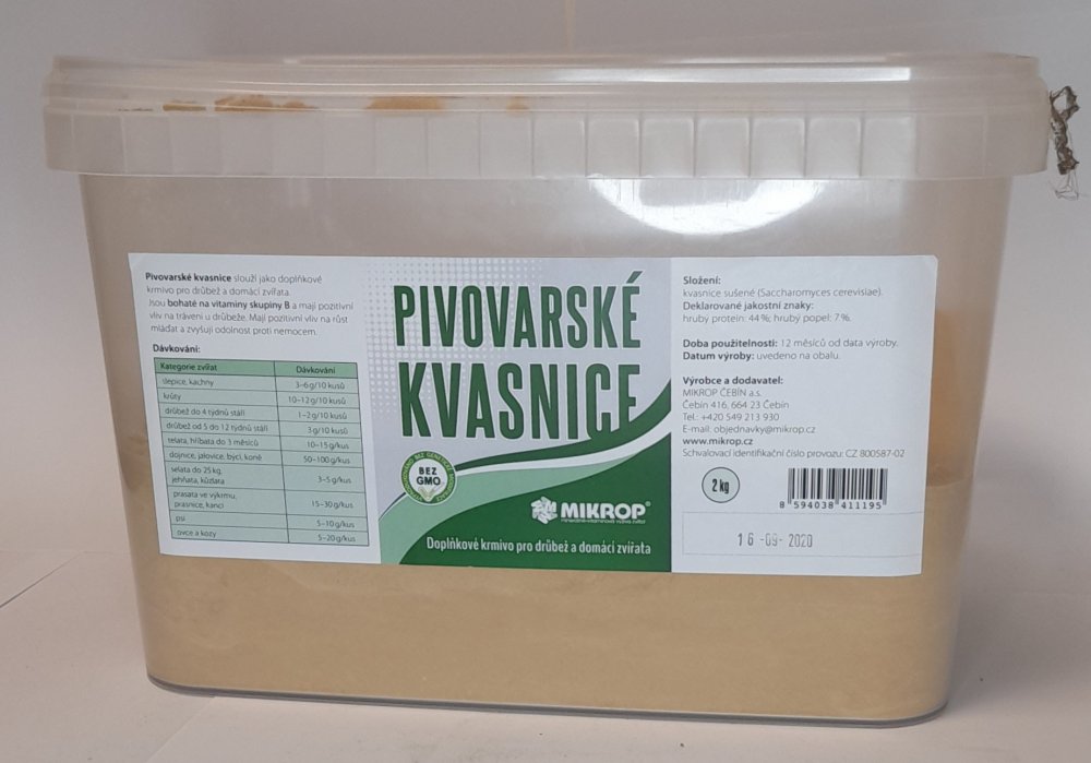 Levně Pivovarské kvasnice 2kg