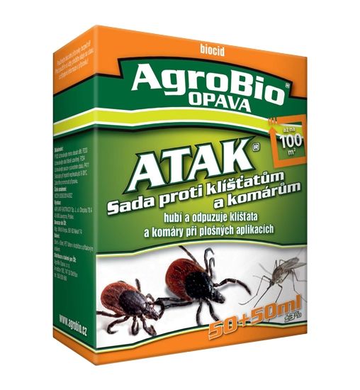 ATAK sada proti klíšťatům 50+50ml