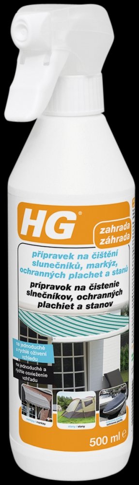 Levně HG 61505 Přípravek na čištění slunečníků, markýz, ochranných plachet a stanů 500ml