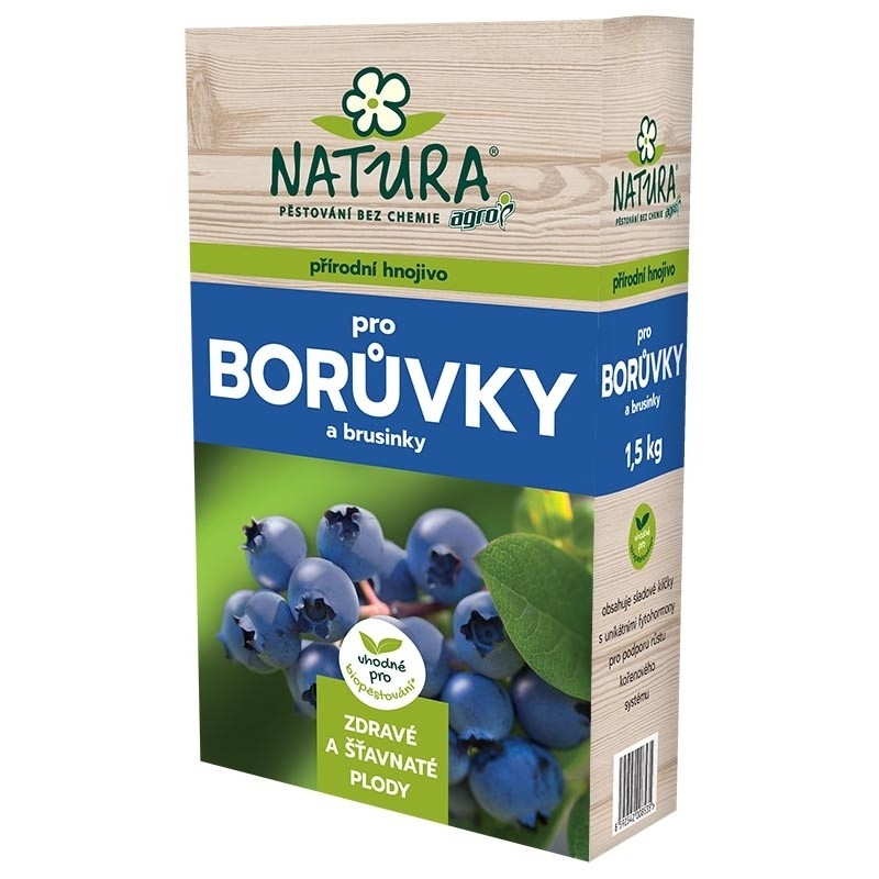 Levně Natura Organické hnojivo pro borůvky a brusinky 1,5kg