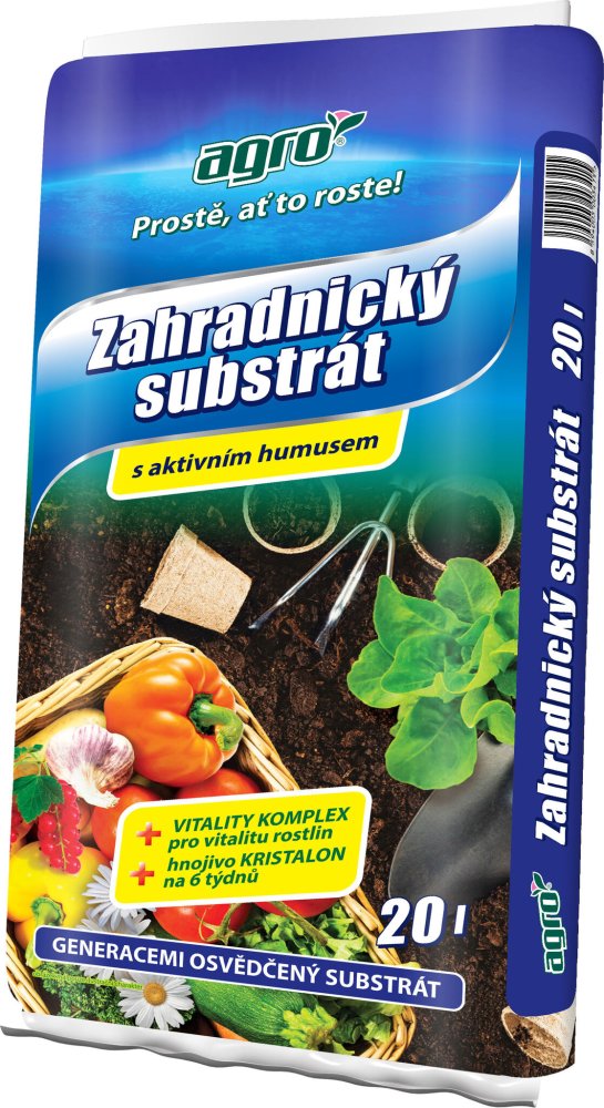 Levně AGRO Zahradnický substrát 20l