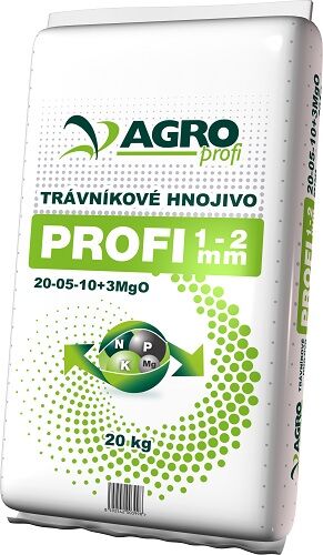 Levně AGRO PROFI Trávníkové hnojivo 20-05-10+3MgO 20kg (JARNÍ) MINI GRANULACE 1-2mm