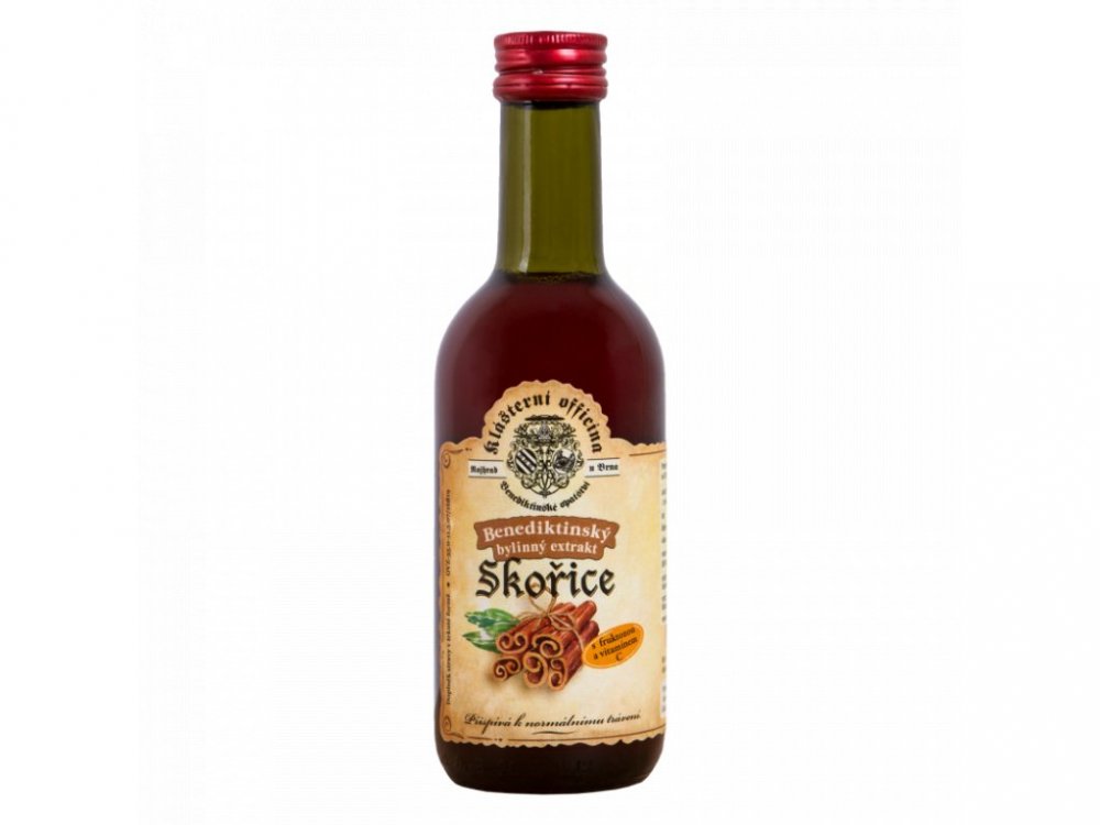 Levně Bylinný fruktózový sirup SKOŘICE 290 g