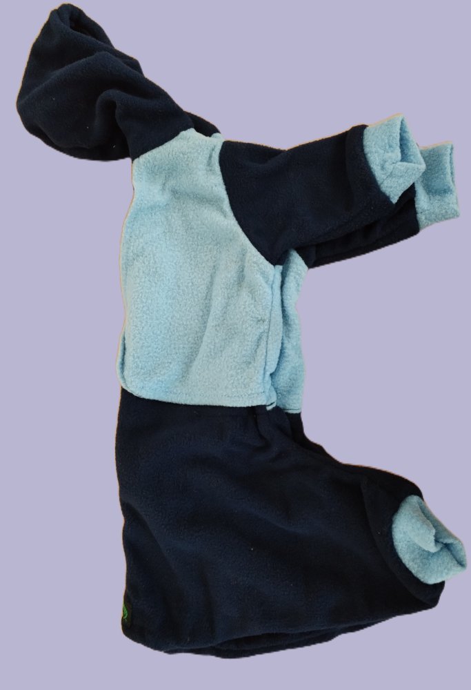 Levně Kombinéza bez nohavic 45662 tmavě modrá/světle modrá