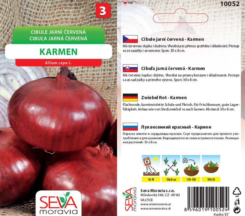 10052/1204 Cibule Karmen červená 1,5g