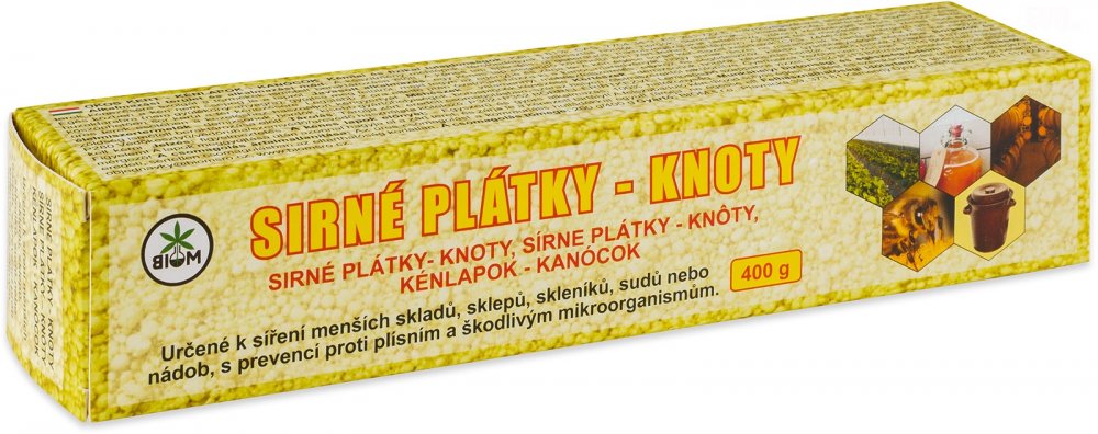 Levně Sirné knoty 400g