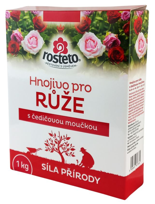 Levně Hnojivo Rosteto Růže 1kg - s čedičovou moučkou