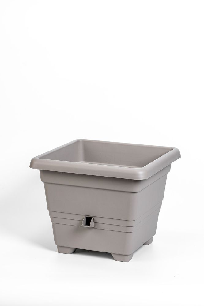 Levně Květináč samozavlažovací Bergamot 40x40cm taupe
