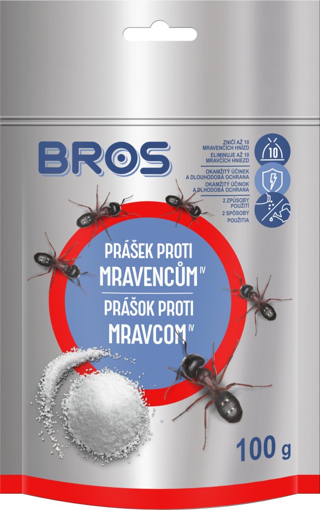 Levně Bros Prášek proti mravencům 100g sáček