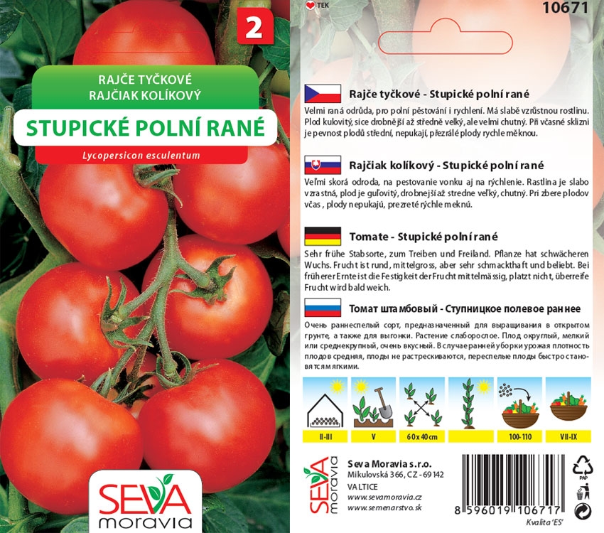 10671/2708 Rajče Stupické polní rané 0,15g