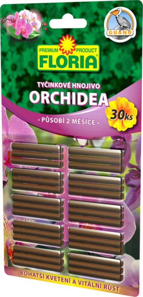 FLORIA - Tyčinkové hnojivo pro orchideje 30 ks