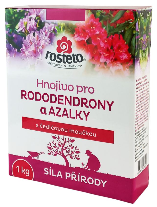 Hnojivo Rosteto Rododendrony a Azalky 1kg - s čedičovou moučkou