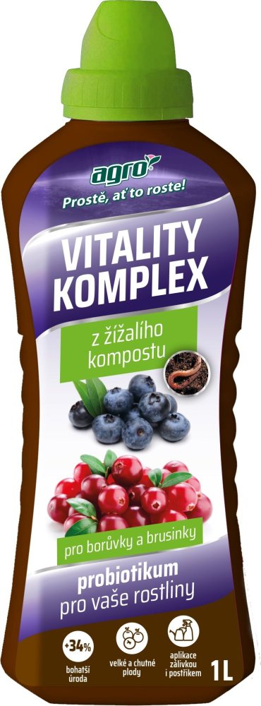 Levně AGRO Vitality komplex borůvka a brusinka 1l