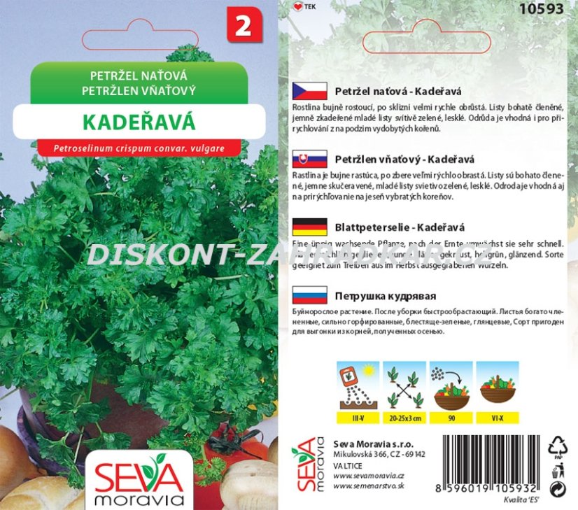 10593 Petržel naťová Kadeřavá 2g / 2411