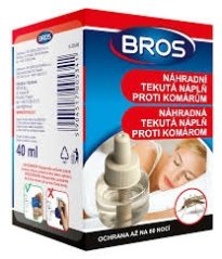 BROS Náhradní tekutá náplň proti komárům 40ml (60 nocí)