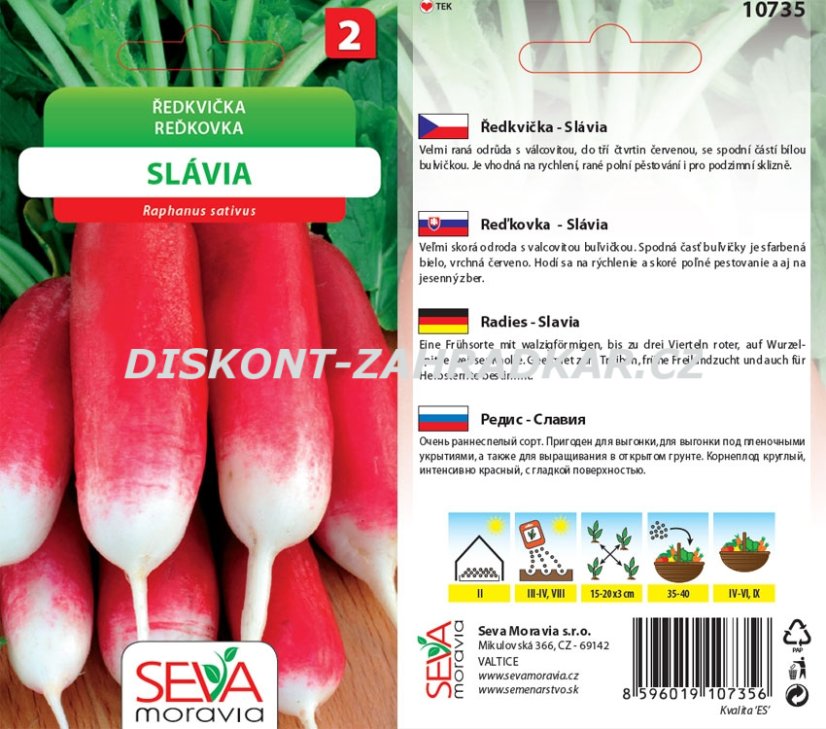 10735 Ředkvička Slávia 5g / 2803 10735 Ředkvička Slávia 5g / 2803