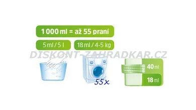 e 1163 Aviváž s kondicionérem Spring Aloe 1000ml