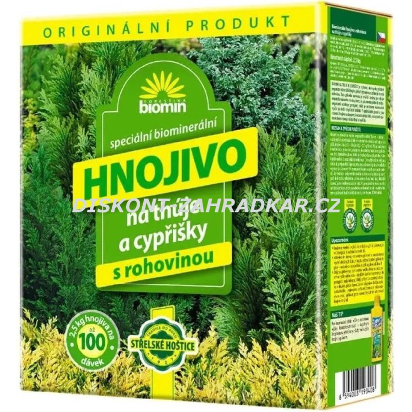 Biomin hnojivo na jehličnany 2,5kg
