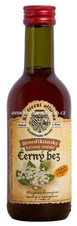 Bylinný fruktózový sirup ČERNÝ BEZ 290 g