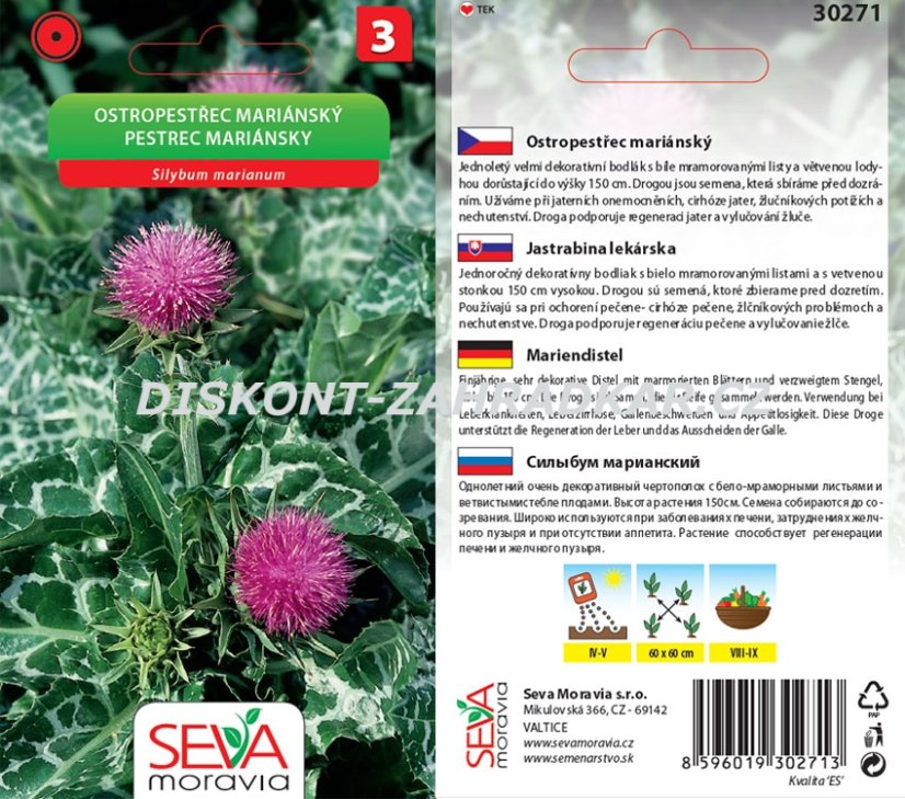 30271 Ostropestřec marianský 4g / 3608