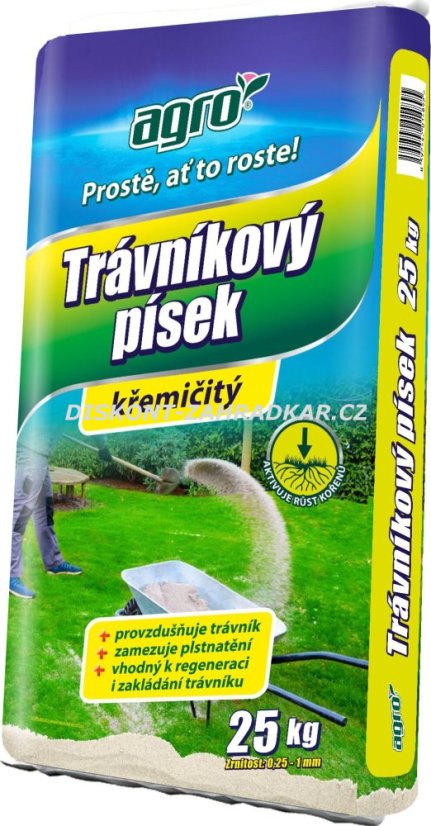 AGRO Trávníkový písek 25 kg