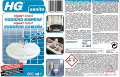 HG 21805 Pěnový čistič vodního kamene 500ml