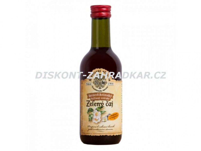 Bylinný fruktózový sirup ZELENÝ ČAJ 290 g