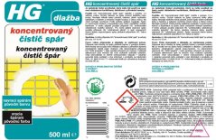 HG 13505 Koncentrovaný čistič spár 500ml