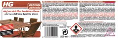 HG 60903 Olej na údržbu tvrdého dřeva 250 ml