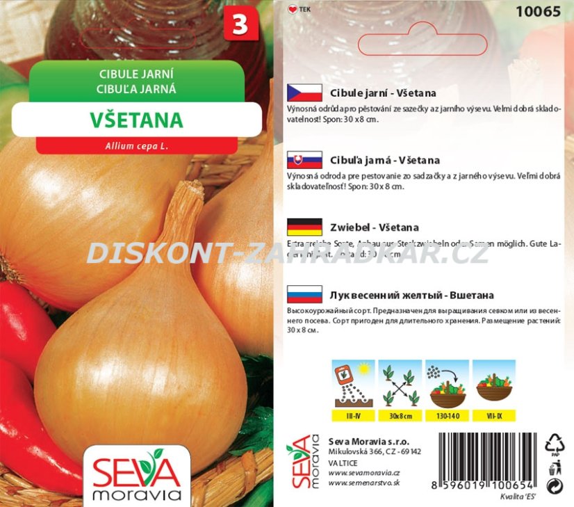 10065 Cibule Všetana žlutá 1,5g / 1110 10065 Cibule Všetana žlutá 1,5g / 1110