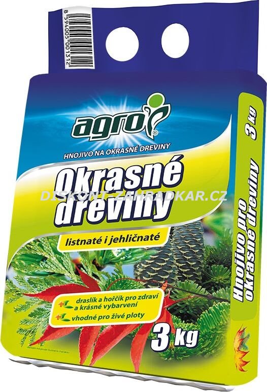 Hnojivo pro okrasné dřeviny 3kg