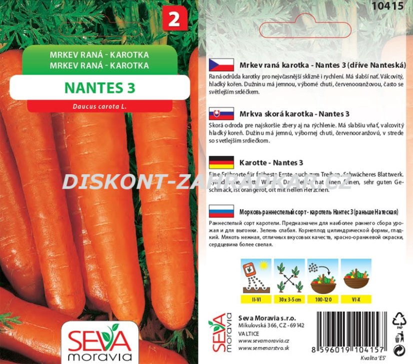 10415 Mrkev Nantes 3 (Nanteská) 3g / 1602