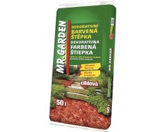 Dekorativní barevný mulč 50l cihlový Mr. Garden