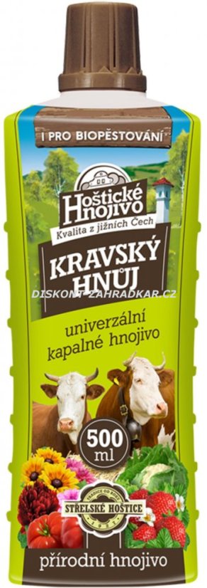 Kapalné hnojivo Kravský hnůj 500ml Kapalné hnojivo Kravský hnůj 500ml