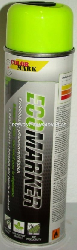 Sprej Ecomarker křídový 500ml - žlutá Sprej Ecomarker křídový 500ml - žlutá