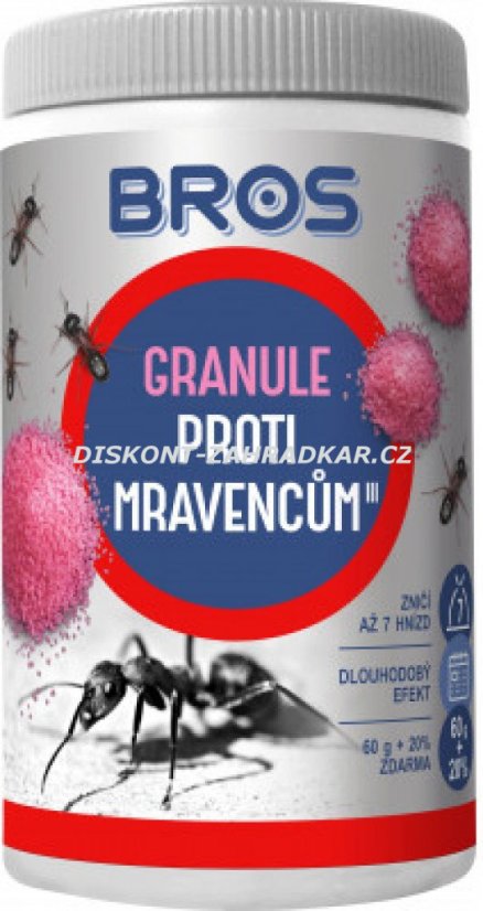 Bros Granule proti mravencům 72g Bros Granule proti mravencům 72g