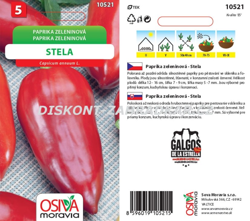 10521 Paprika Stela 0,5g / 2204