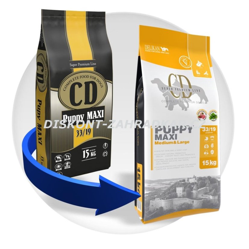 Delikan CD Puppy Maxi 15kg Delikan CD Puppy Maxi 15kg