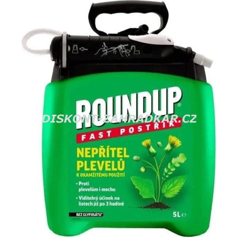 Roundup FAST 5l Pump&Go bez glyfosátu postřikovač