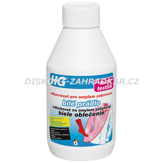 HG 27503 Odbarvovač pro omylem zabarvené bílé prádlo 200g