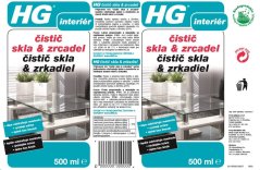 HG 14205 Čistič skla & zrcadel 500ml