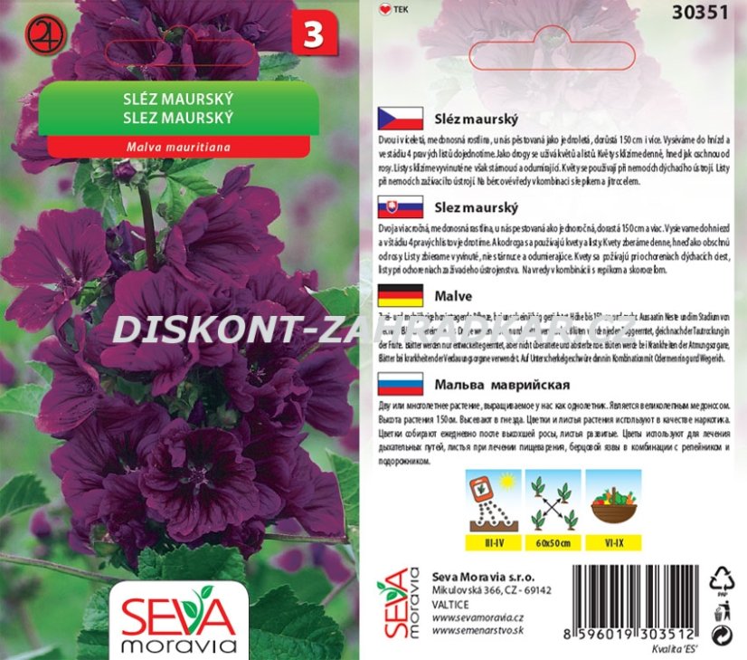 30351 Sléz maurský 0,7g / 3701 30351 Sléz maurský 0,7g / 3701