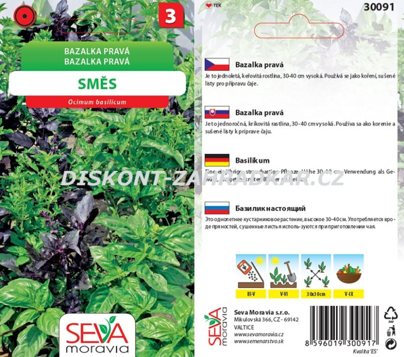 30091 Bazalka pravá Směs 0,3g / 3503