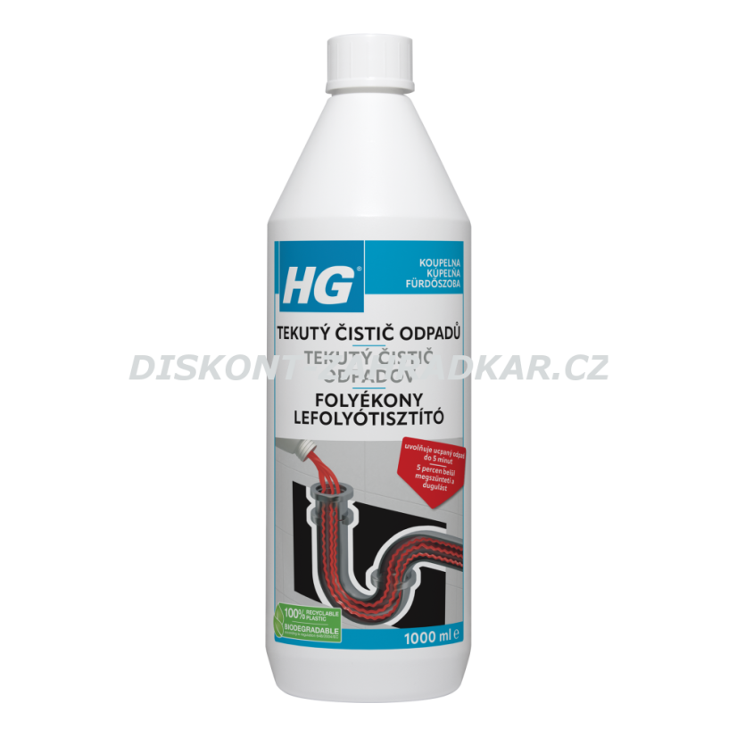 HG 13910 Tekutý čistič odpadů 1000ml